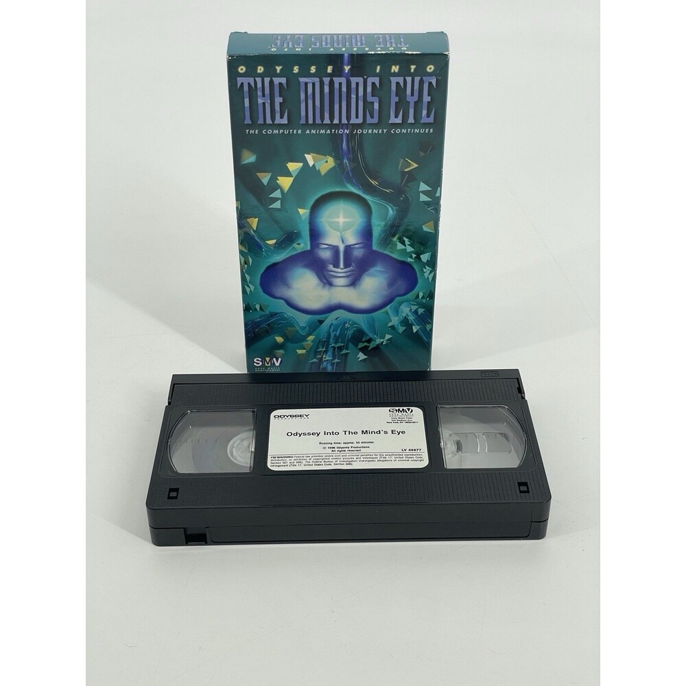 Odyssey Into The Mind's Eye VHS Tape 1996 Computer Animation Kerry Livgren